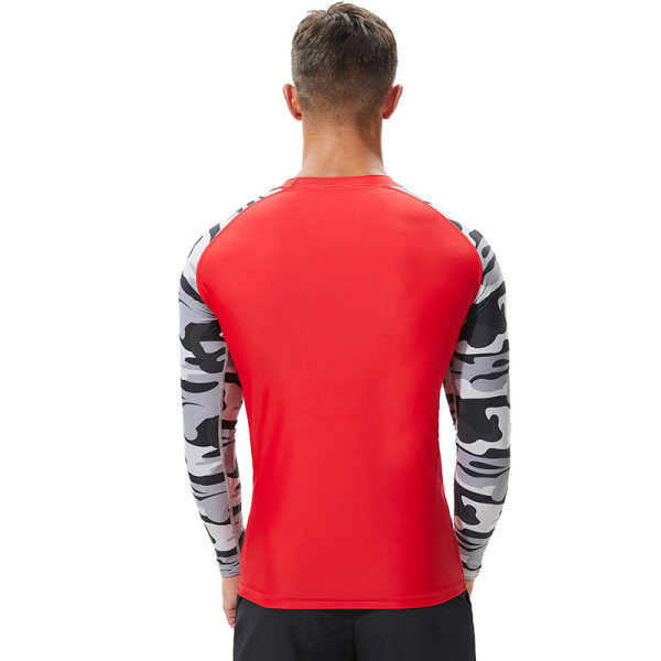 Kahes värvitoonis ujumiseks sobiv meeste pluus