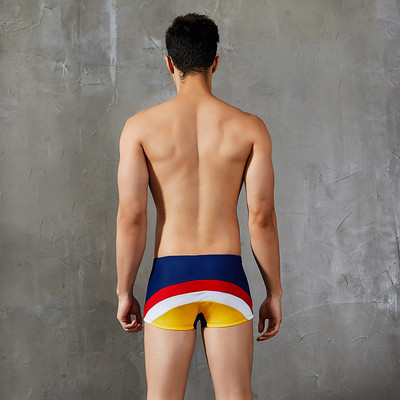 Värvimustriga meeste ujumistrikoo - mitut värvi