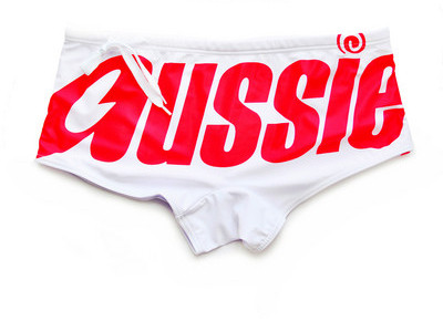 Férfi fürdőruha felirattal - több színben