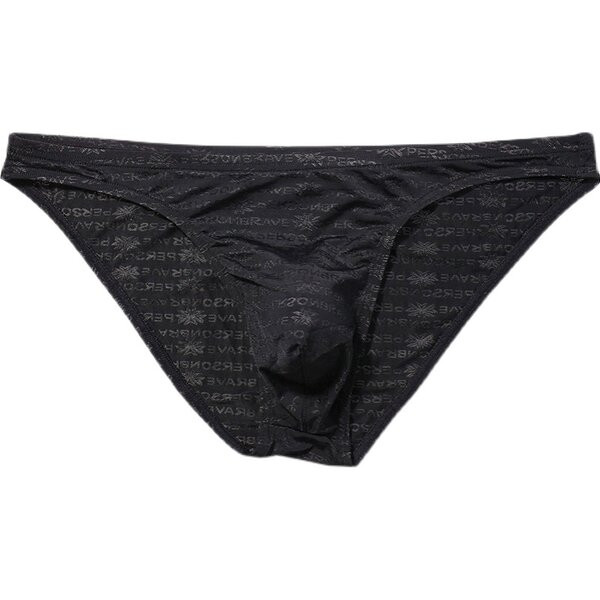 Légáteresztő anyagból készült férfi alsónadrág felirattal