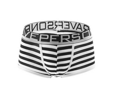 Meeste triibulised bokserid elastse ja tikitud kirjaga