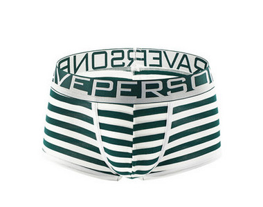 Meeste triibulised bokserid elastse ja tikitud kirjaga