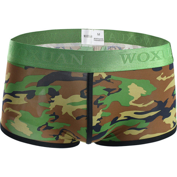 Kamuflaažimustriga meeste bokserid