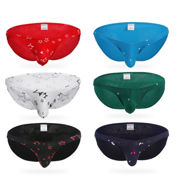 Meeste puuvillased püksid täheaplikatsiooniga