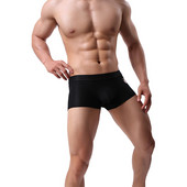 Légáteresztő anyagból készült, alacsony derékú férfi boxer