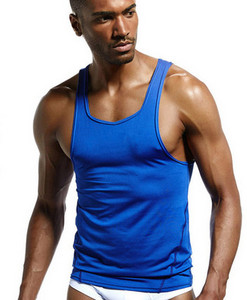 Meeste topp halli ja sinise värviga