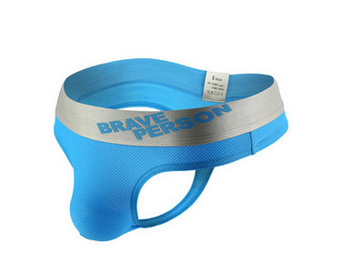 Μονόχρωμο ανδρικό στρινγκ με φαρδύ λάστιχο