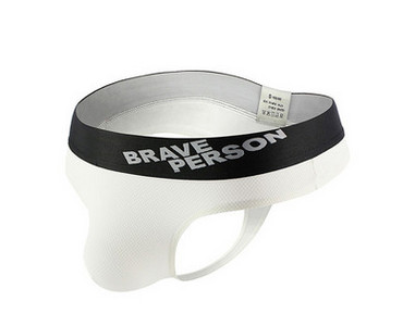 Μονόχρωμο ανδρικό στρινγκ με φαρδύ λάστιχο