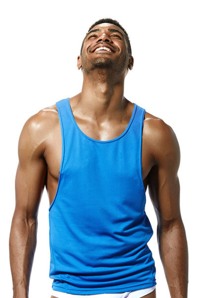 Meeste vabaaja ovaalse kaelusega topp