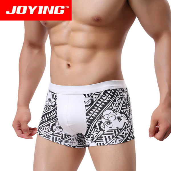 Férfi pamut boxer alacsony derékkal