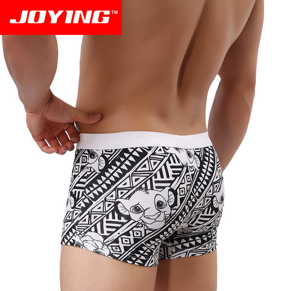 Férfi pamut boxer alacsony derékkal