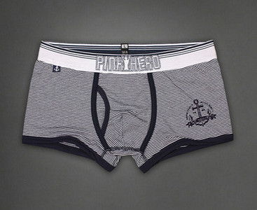 Férfi pamut boxerek széles gumival és felirattal