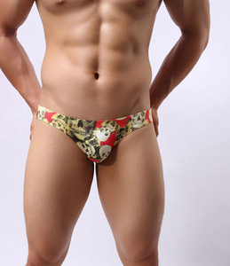 Férfi rövidnadrág mintás mintával