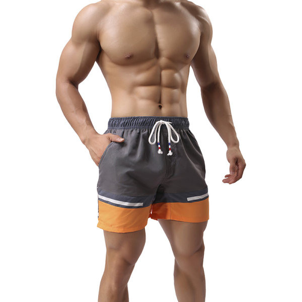 Φαρδύ καλοκαιρινό ανδρικό παντελόνι με κορδόνια και τσέπες