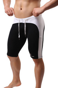 Férfi fürdőruha légáteresztő anyagból, nyakkendővel