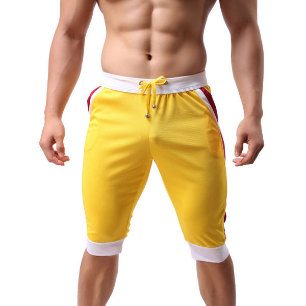 Férfi strandnadrág 3/4-es hosszban és megkötős