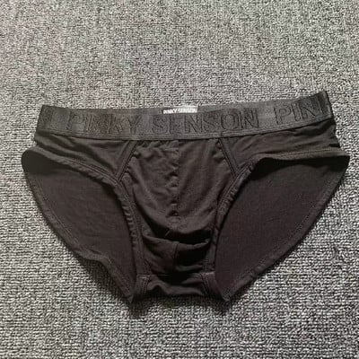 Fekete-fehér pamut alsónadrág férfiaknak