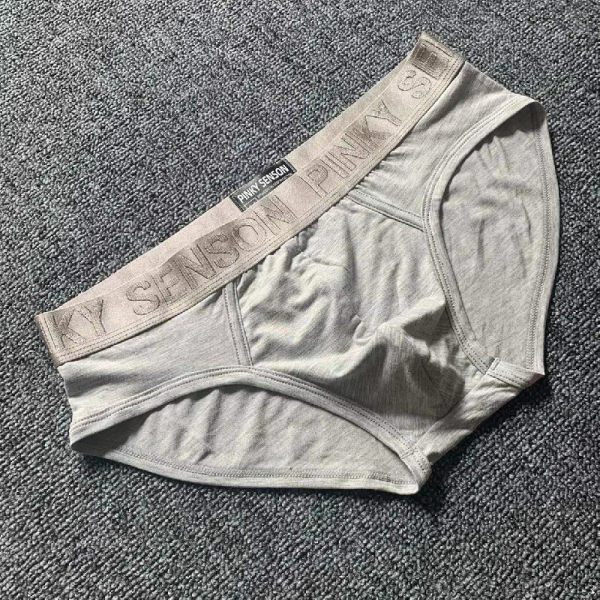 Fekete-fehér pamut alsónadrág férfiaknak