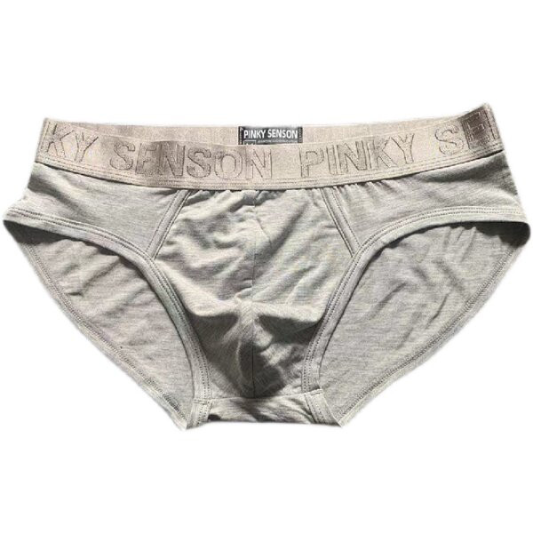 Fekete-fehér pamut alsónadrág férfiaknak