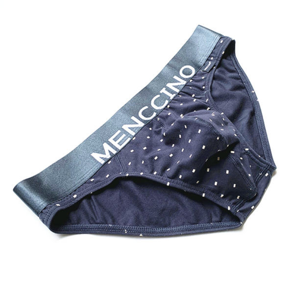 Légáteresztő anyagból készült férfi alsónadrág, hímzett felirattal