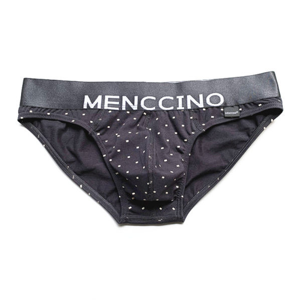 Légáteresztő anyagból készült férfi alsónadrág, hímzett felirattal