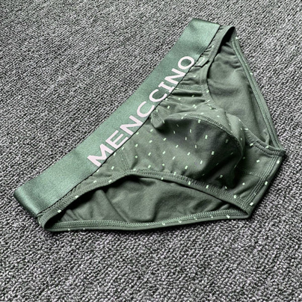 Légáteresztő anyagból készült férfi alsónadrág, hímzett felirattal