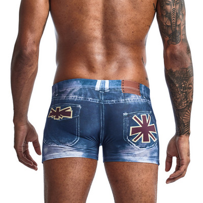 Férfi boxer kék színben