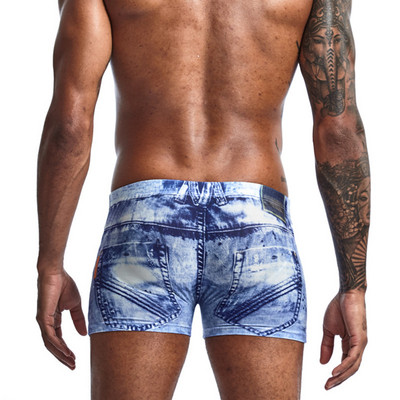 Férfi boxer kék színben