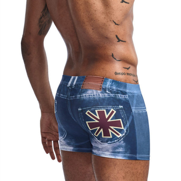 Férfi boxer kék színben