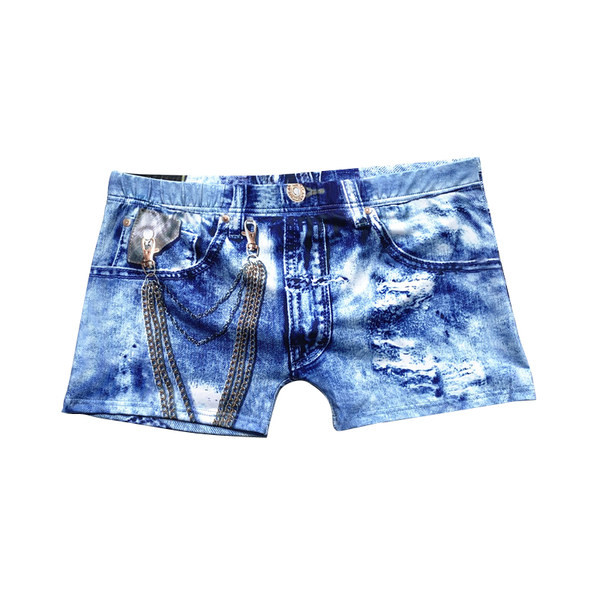 Férfi boxer kék színben