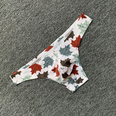 Ανδρικό σλιπ χωρίς ραφές με απλικέ χρώματος