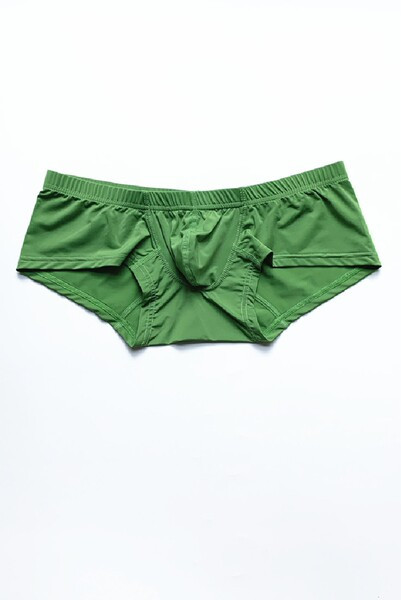 Meeste madala vöökohaga puuvillased püksid