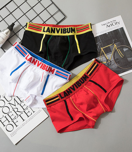 Férfi boxer több színben felirattal