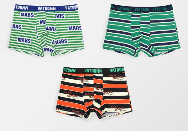 Férfi pamut boxer 3 darabos készletben