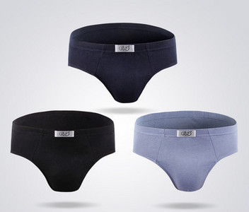 3 Langsha fehérnemű Férfi fehérnemű Tavaszi és nyári pamut középső derék Bieba Breeze Usten Full Cotton Short Yoshi Men