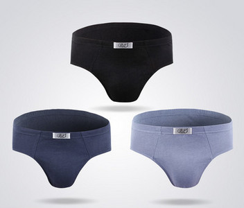 3 Langsha fehérnemű Férfi fehérnemű Tavaszi és nyári pamut középső derék Bieba Breeze Usten Full Cotton Short Yoshi Men