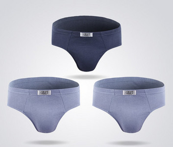 3 Langsha fehérnemű Férfi fehérnemű Tavaszi és nyári pamut középső derék Bieba Breeze Usten Full Cotton Short Yoshi Men