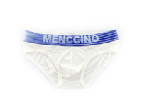 Férfi rövidnadrág széles elasztikus és hímzett felirattal