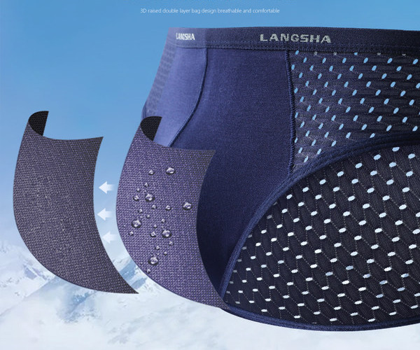 Férfi hálós alsónadrág - 4 darabos szett