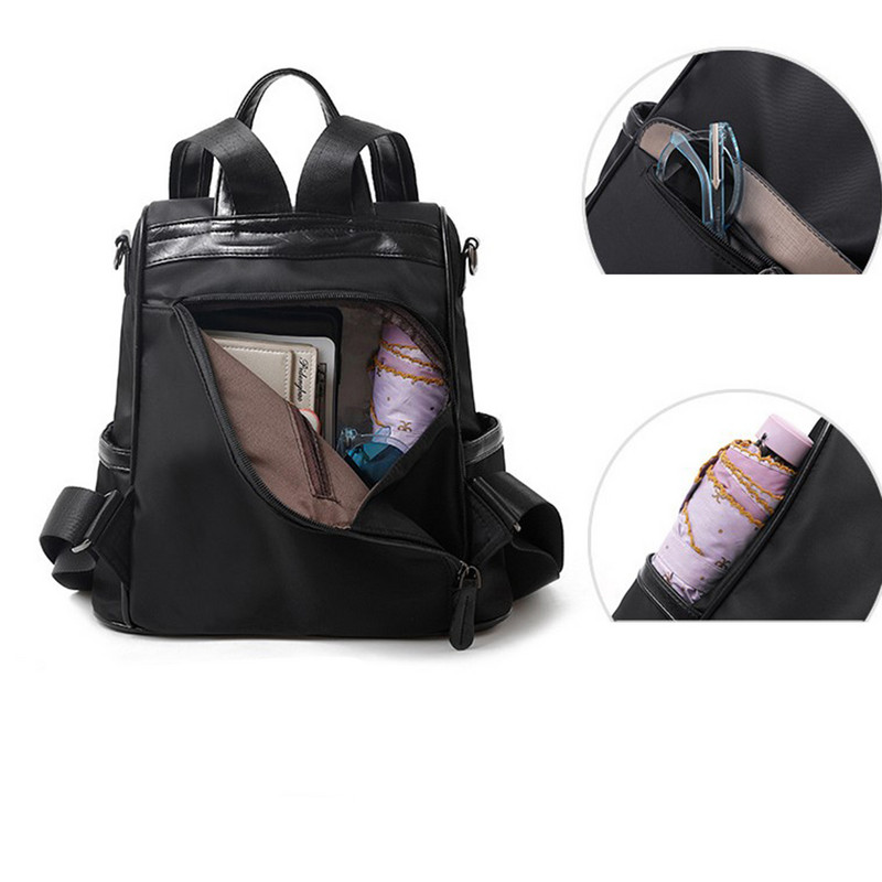 Дамска чанта - раница Jordan Black