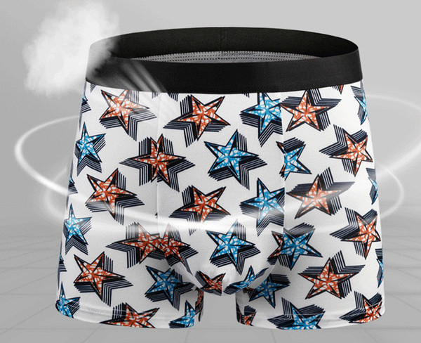 Uus meeste bokserite mudel värvirakendusega