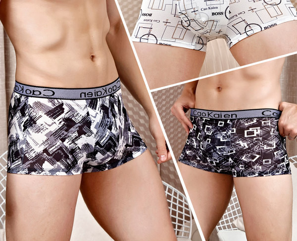 Férfi fehérnemű felirattal - három darab