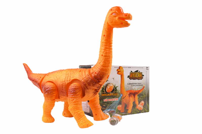 Играчка Динозавър, Музикална, Светеща, Пластмасова