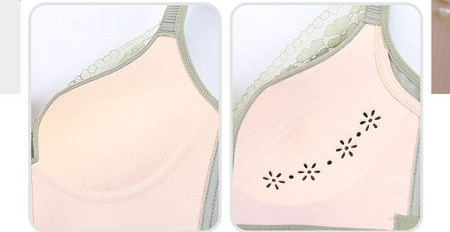 Női csipke melltartó spitz nyakkivágással és díszítő kövekkel