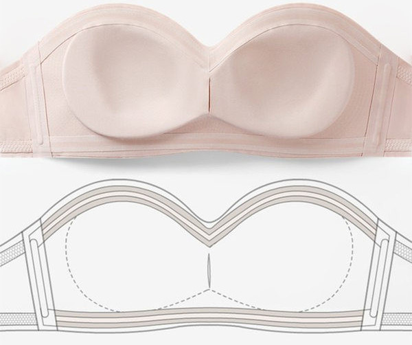 Egyszínű női melltartó típusú bridgette