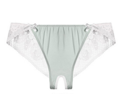 Női bikini csipkével és szalaggal, három színben