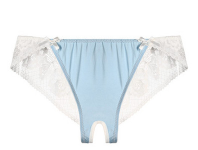 Női bikini csipkével és szalaggal, három színben