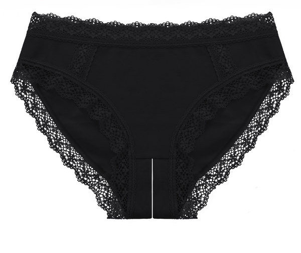 Novi model jednobojnog ženskog bikinija sa čipkom