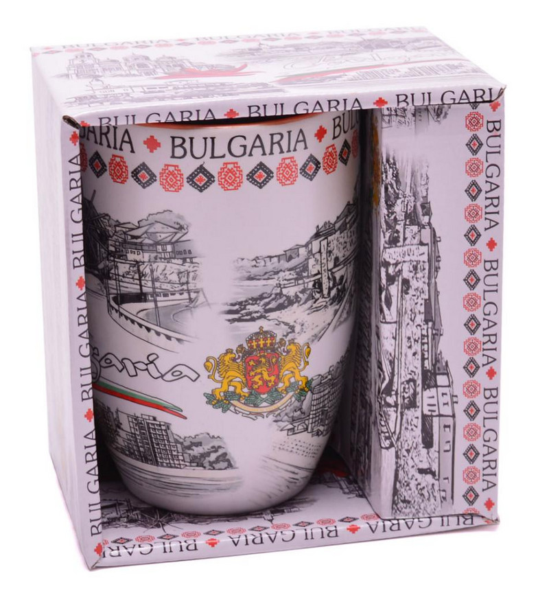 Чаша България, Керамична, Многоцветна