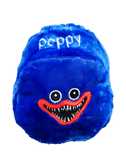 Раница Huggy Wuggy,  Плюшена, Синя/Розова
